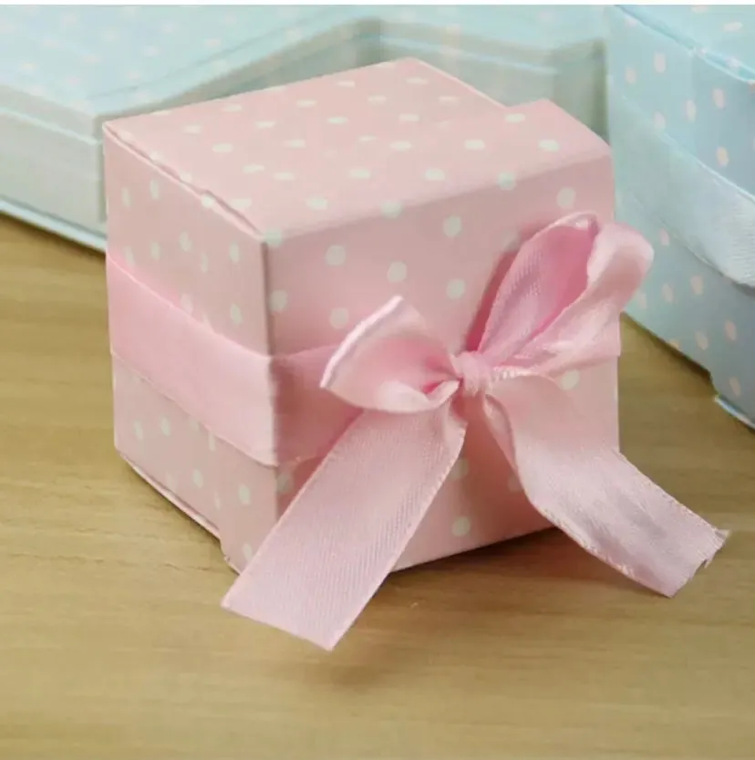 10x Pink Favour Boxes Baby Shower Bomboniere Birthday Party/ Gender reveal