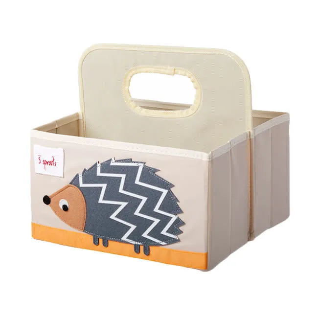 3 Sprouts Diaper Caddy - Hedgehog