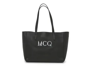 Alexander McQueen tote bag with MCQ logo, black