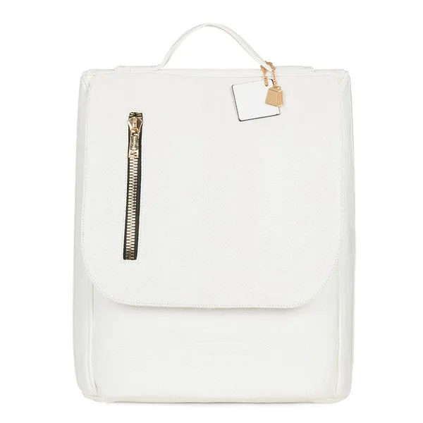 Apollo White Backpack