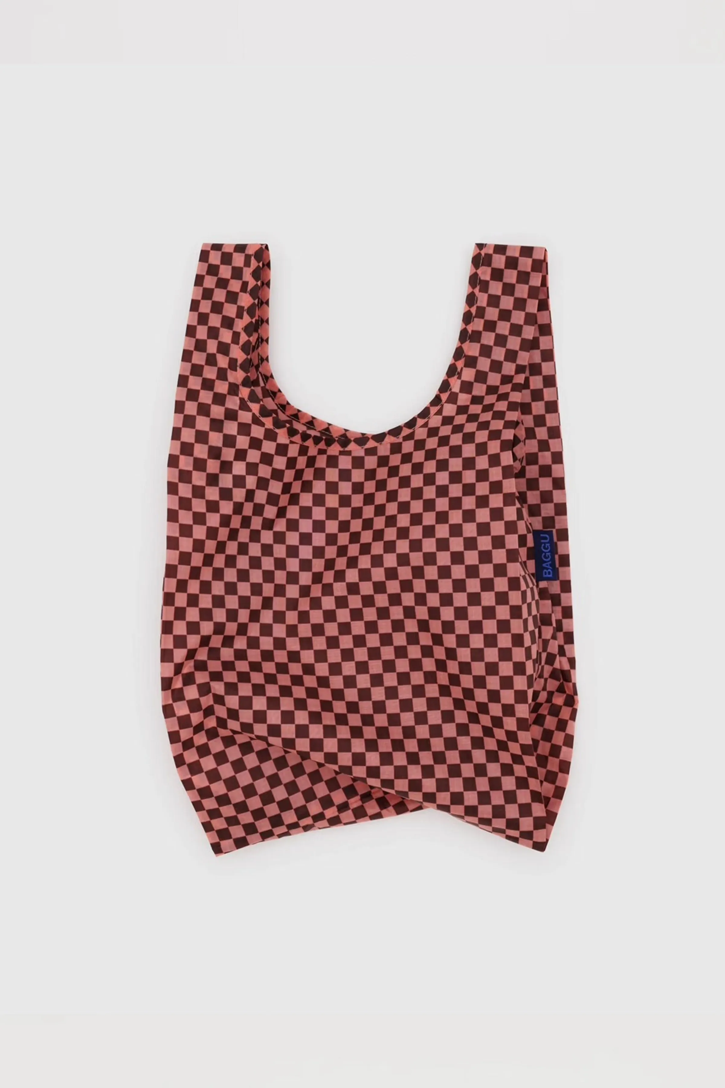 Baby Reusable Tote (Pink Brown Check)