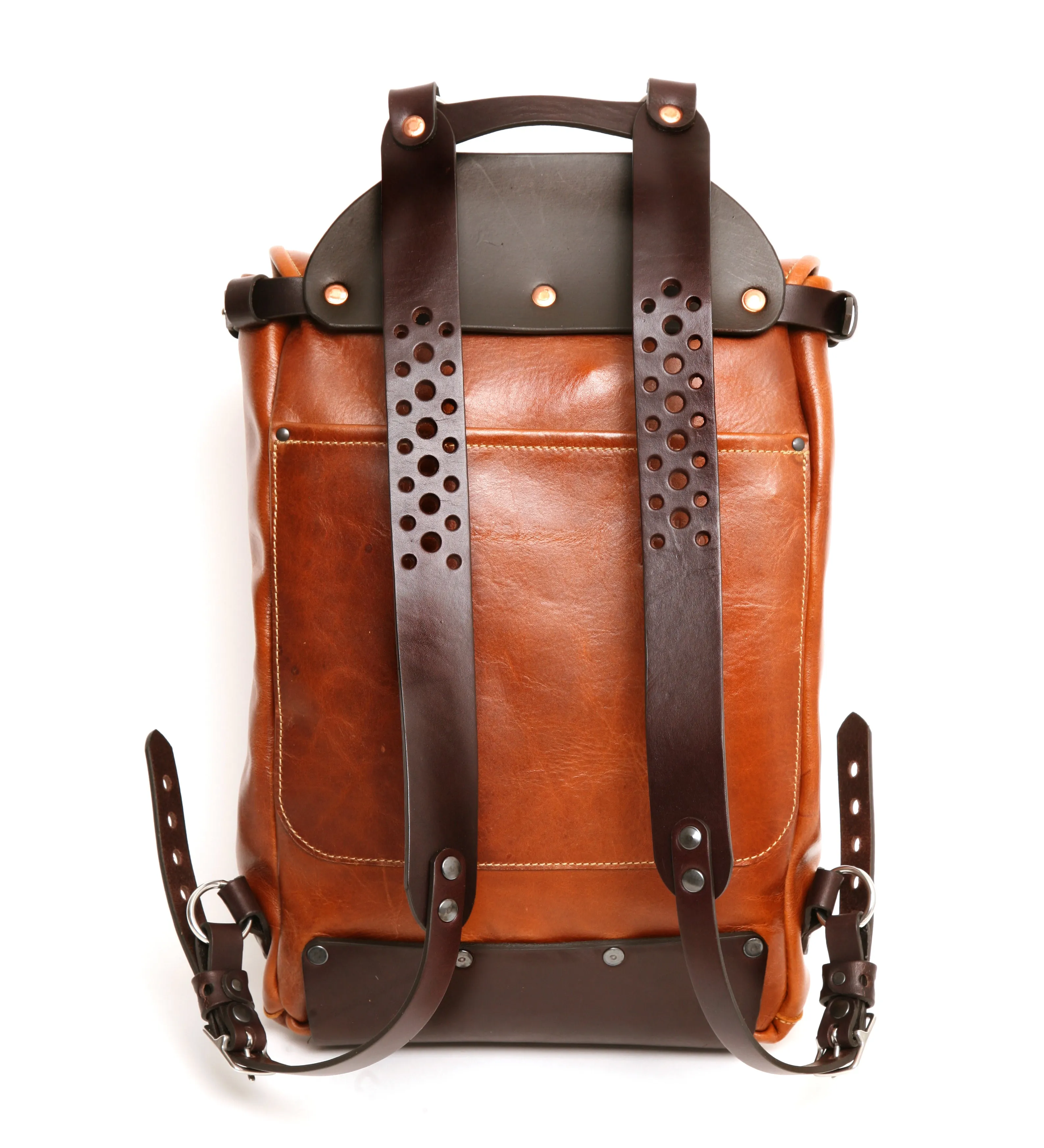 Backpack Leone vintage brown buffalo