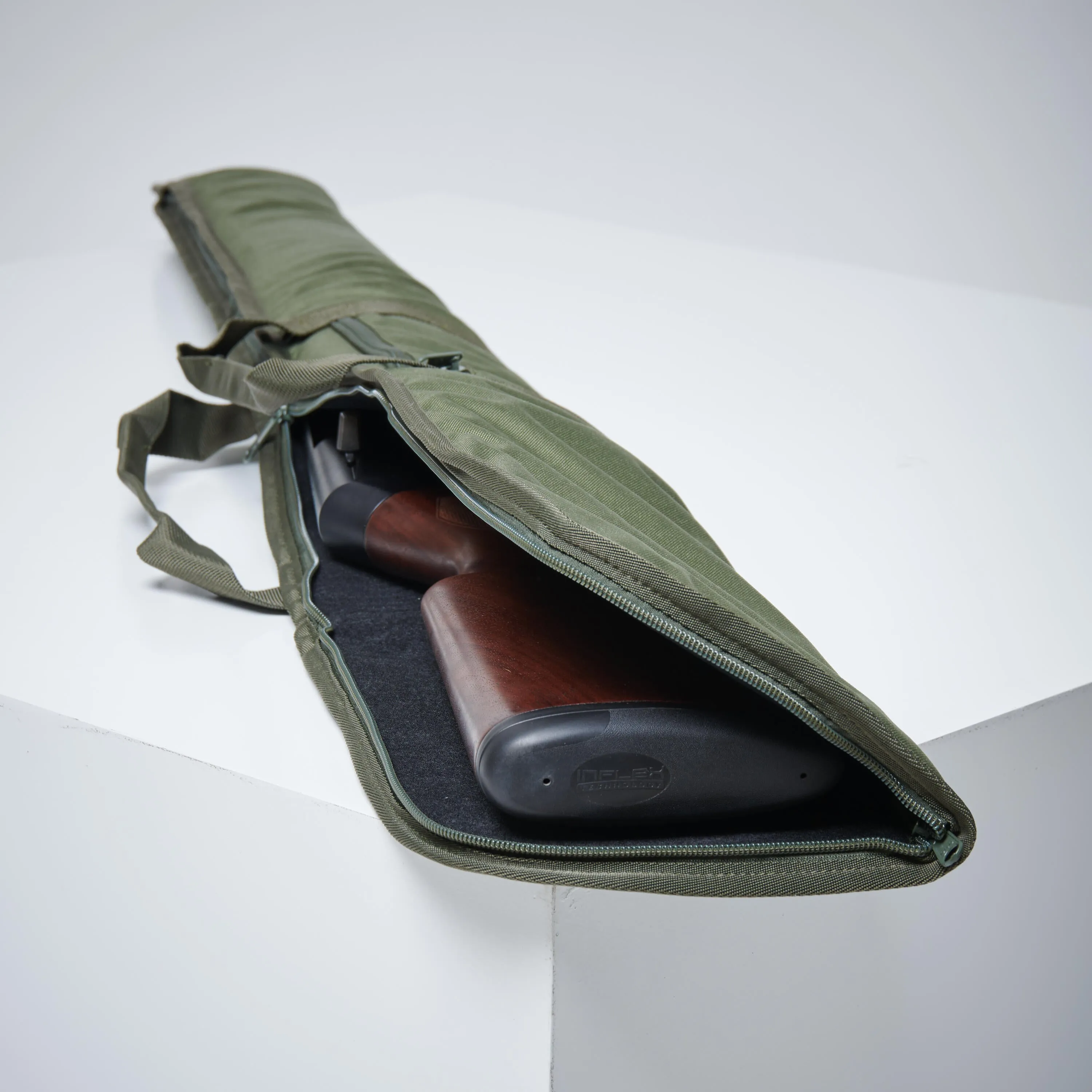 Bag for rifle 125 cm SOLOGNAC, dark khaki