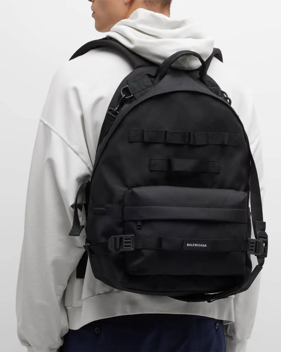 Balenciaga Men's Army Medium Multipurpose Backpack