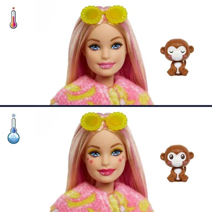 Barbie Cutie Reveal Jungle Series Monkey Doll