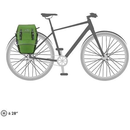 Bike-Packer Plus Baskets - Ortlieb Pair, Kiwi/Moss Green