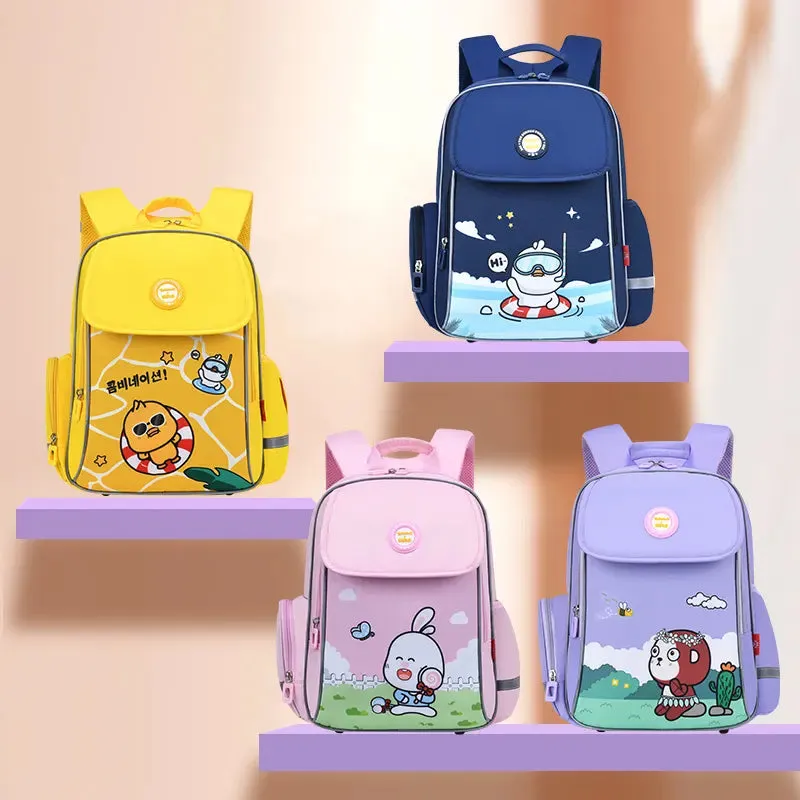 Bookworm Buddy Cartoon Backpack