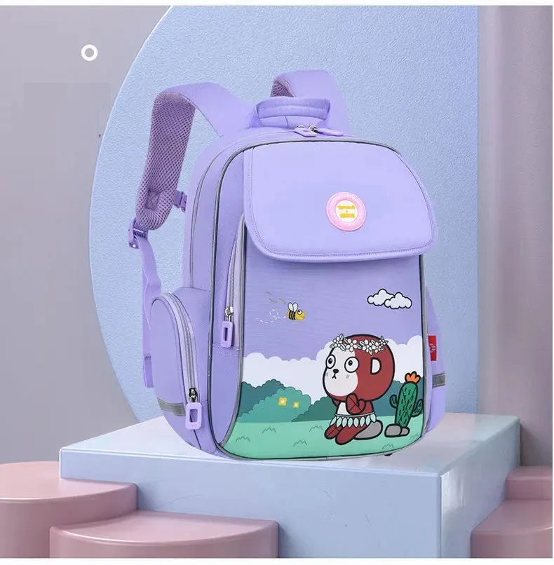 Bookworm Buddy Cartoon Backpack