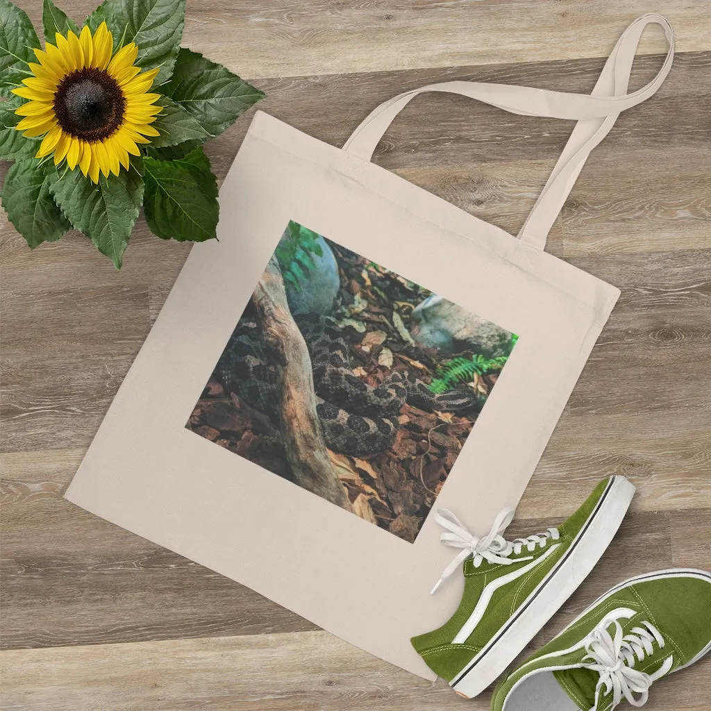 Brown Black  Snake Tote Bag