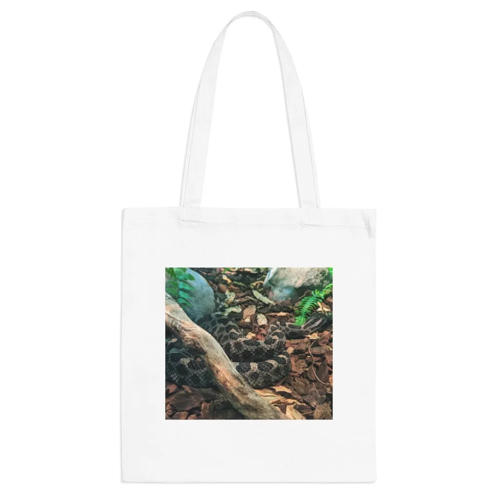 Brown Black  Snake Tote Bag