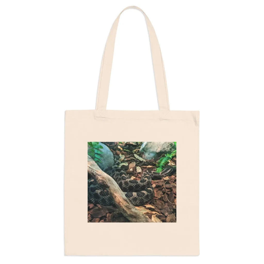 Brown Black  Snake Tote Bag