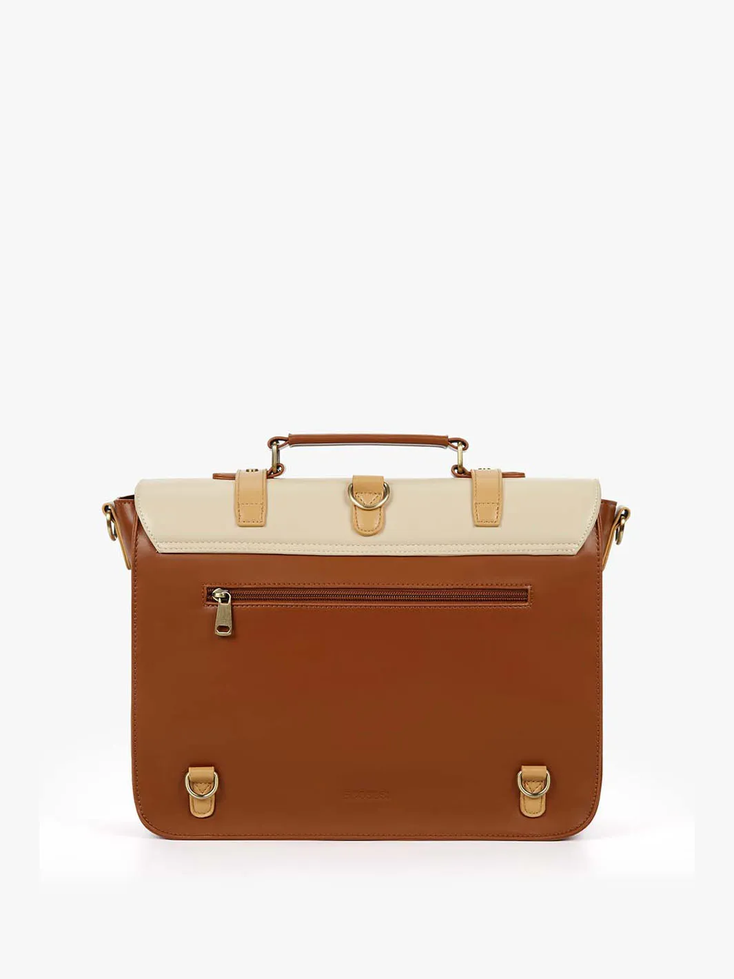 Charlie Unisex Vintage Vegan Briefcase