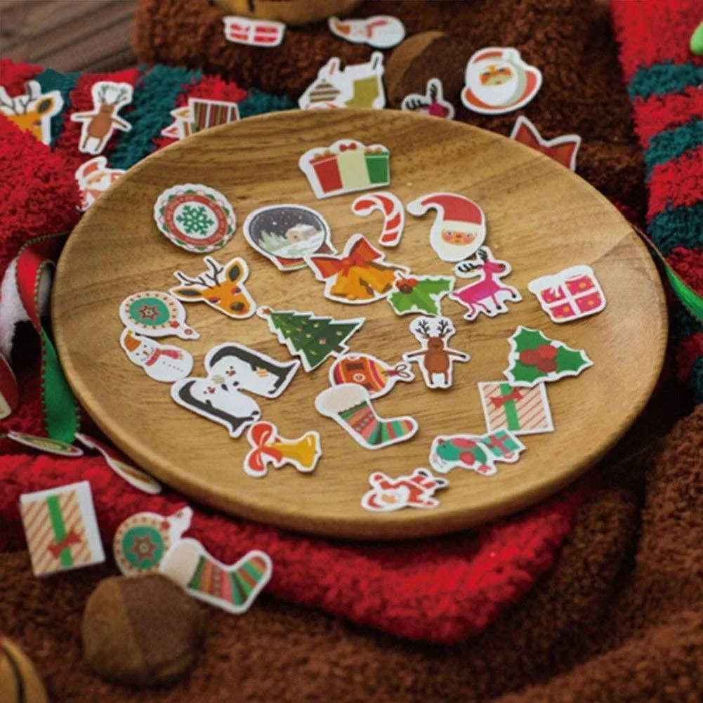 Christmas Theme Adhesive Label Stickers