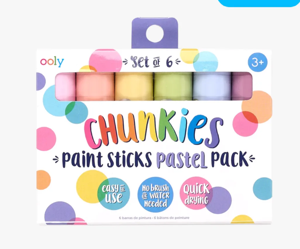 Chunkies Pastel Paint Sticks - Set of 6