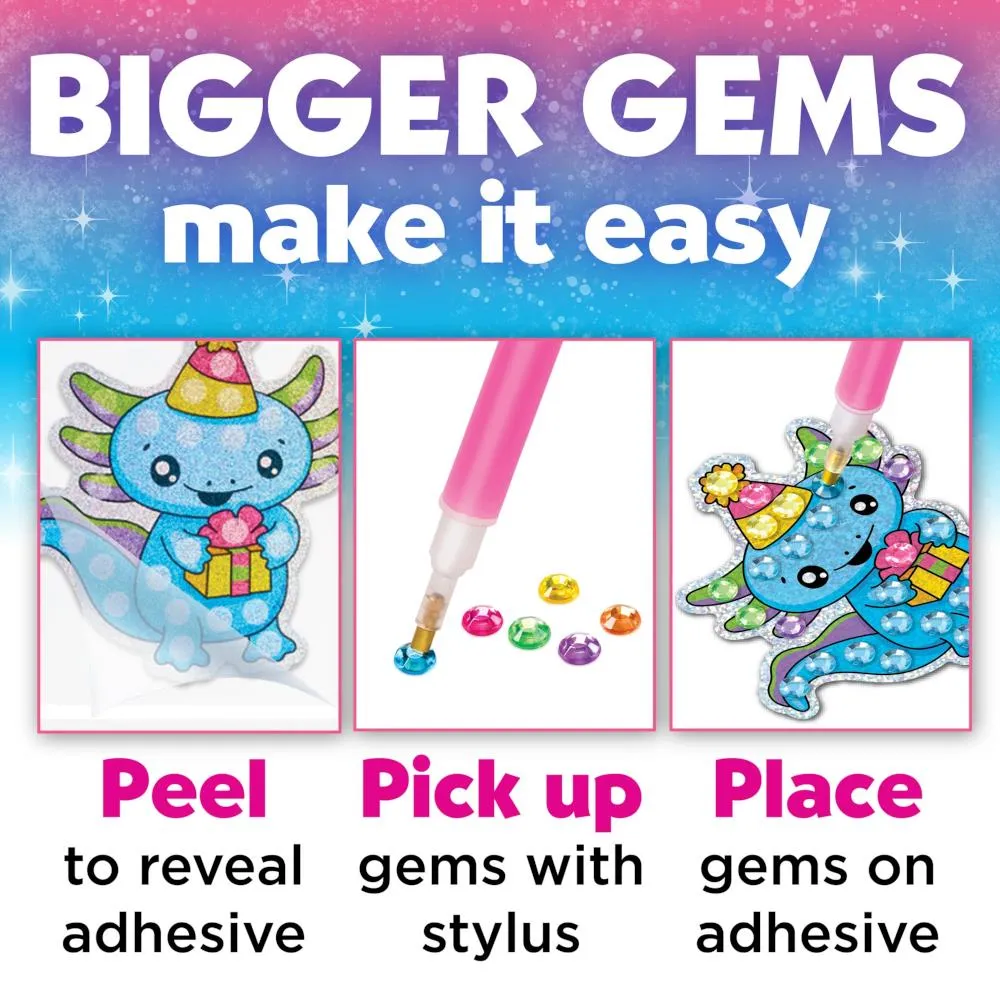 Creativity for Kids Big Gem Diamond Painting - Axolotl