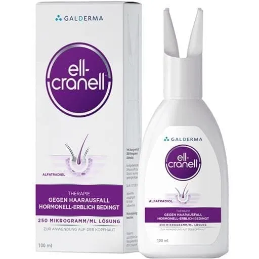 ELL-CRANELL 250 micrograms- ml alfatradiol hair loss 100 ml