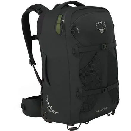 Farpoint 36L Osprey Packs Rolling Travel Backpack, Black