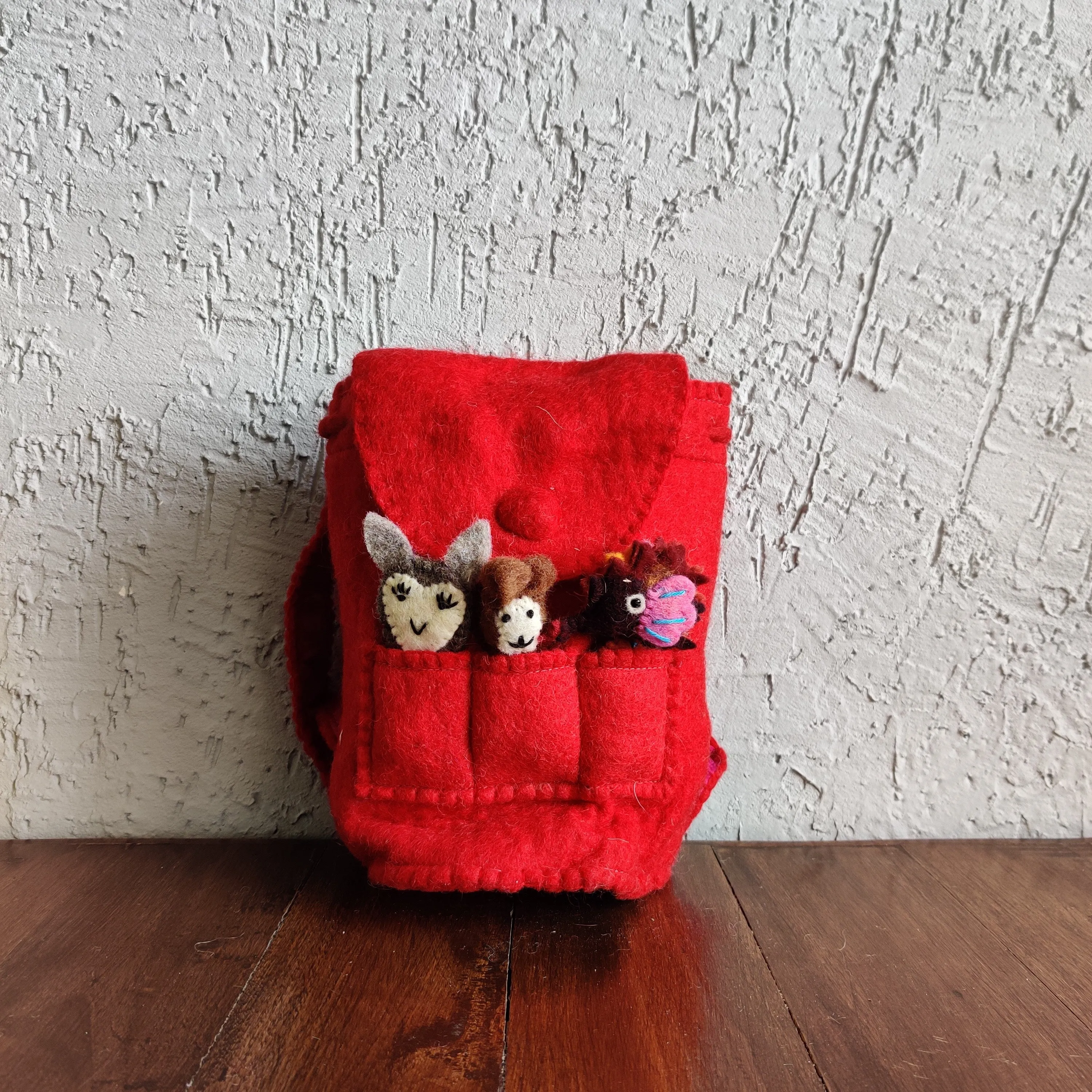 Finger Puppet Backpacks