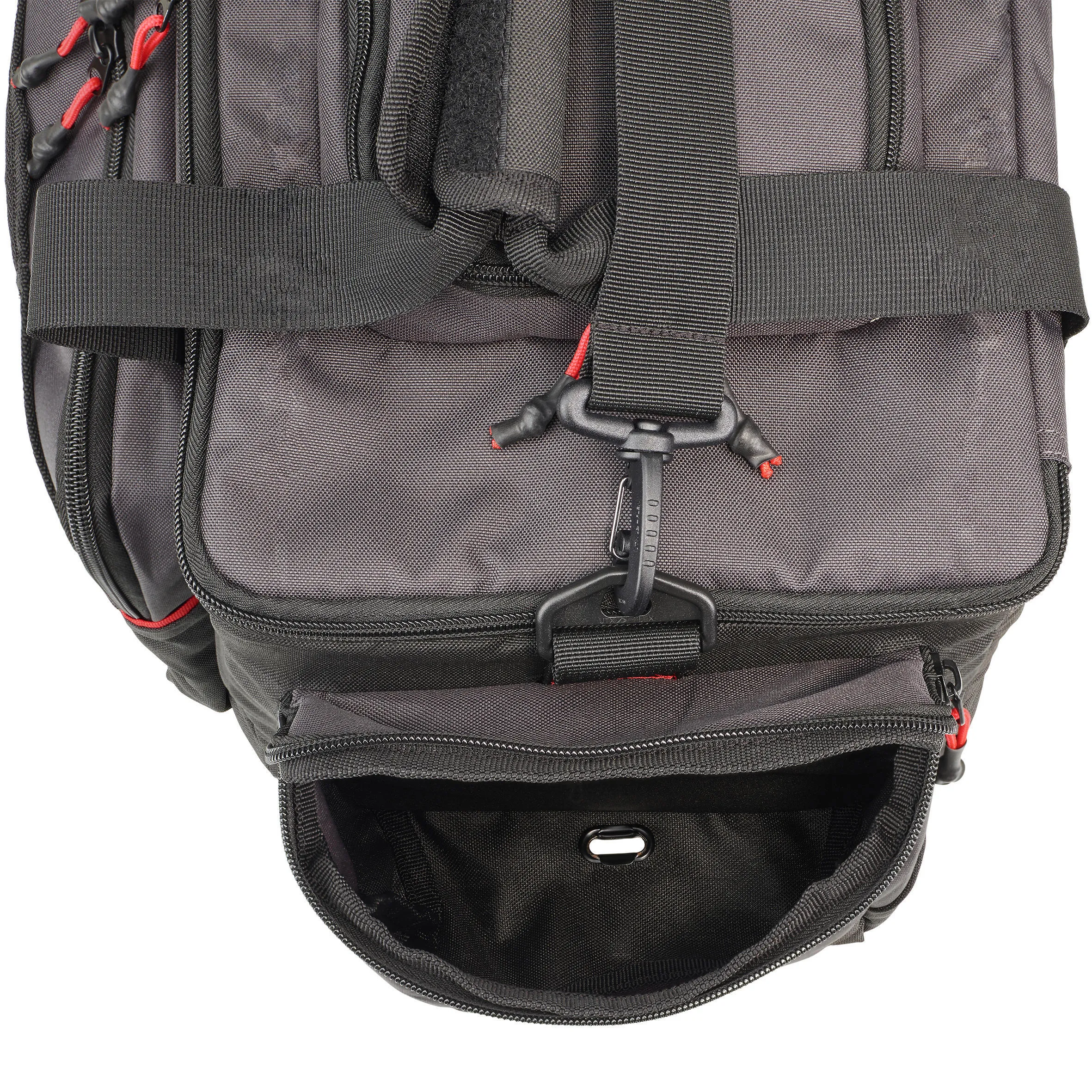 Fishing bag for storage and transportation Carryall L 31 l fishing bait black/red CAPERLAN , black/fire red