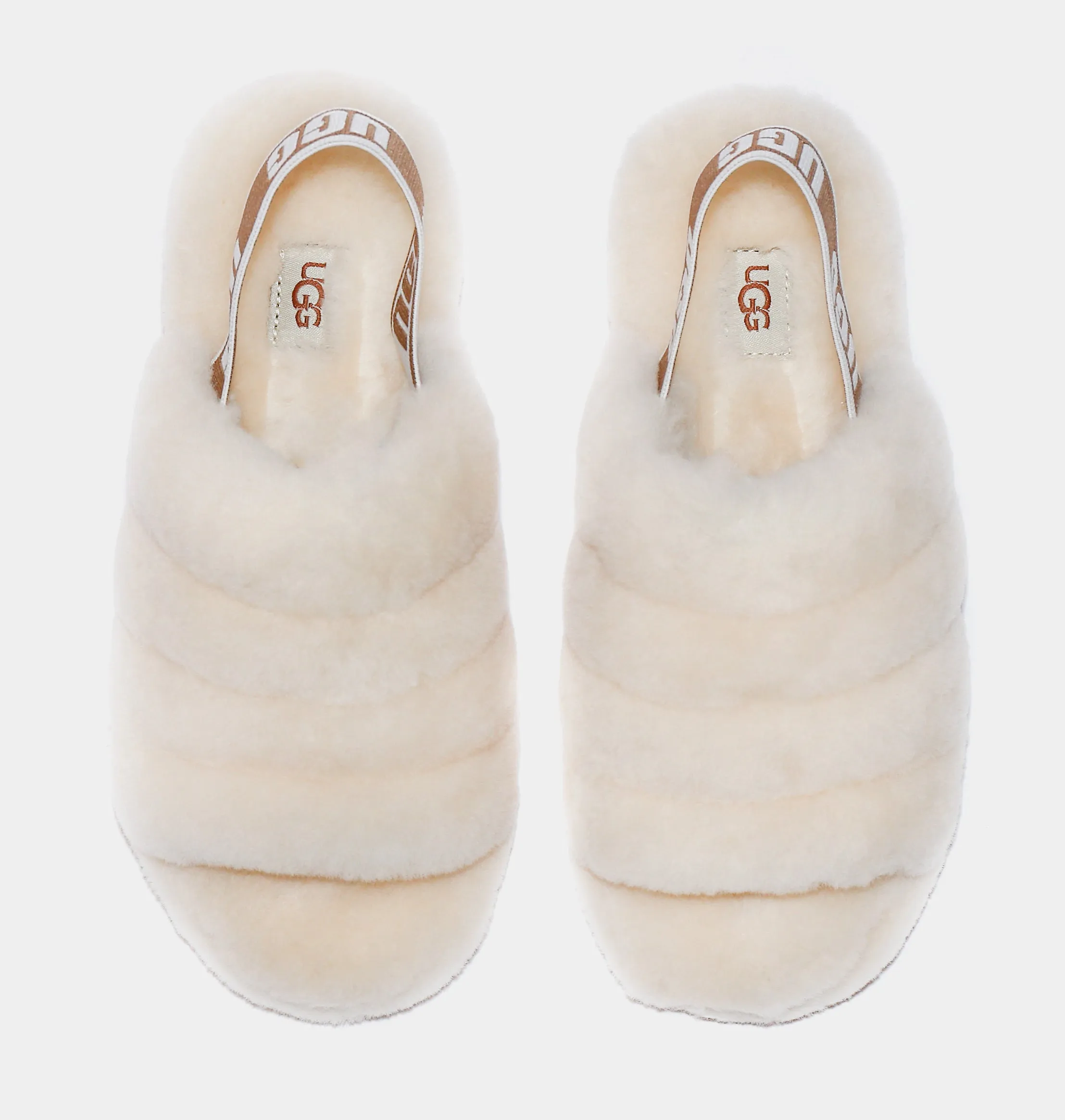 Fluff Yeah Womens Slide Sandals (Beige)