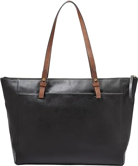 Fossil Rachel Tote, Black/Brown