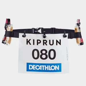 Hydration belt for running with bottles KIPRUN, black