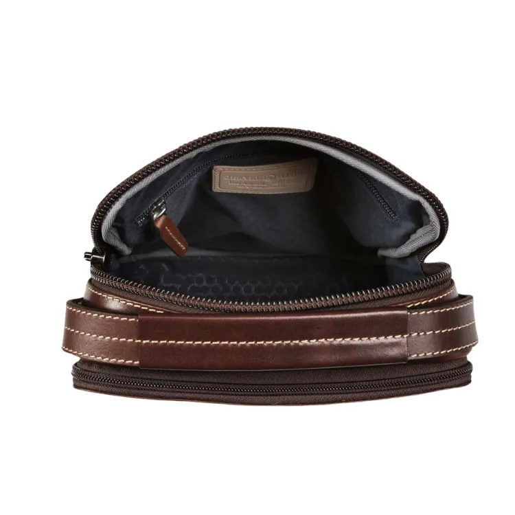 Jekyll & Hide Compact Crossbody Organiser - Mocha