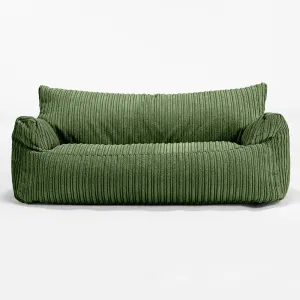 Josephine Children's Sofa Bean Bag 1-5 yr - Cord Forest Green