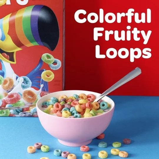 Kellogg's Froot Loops Original Cold Breakfast Cereal, 32.1 oz Bag