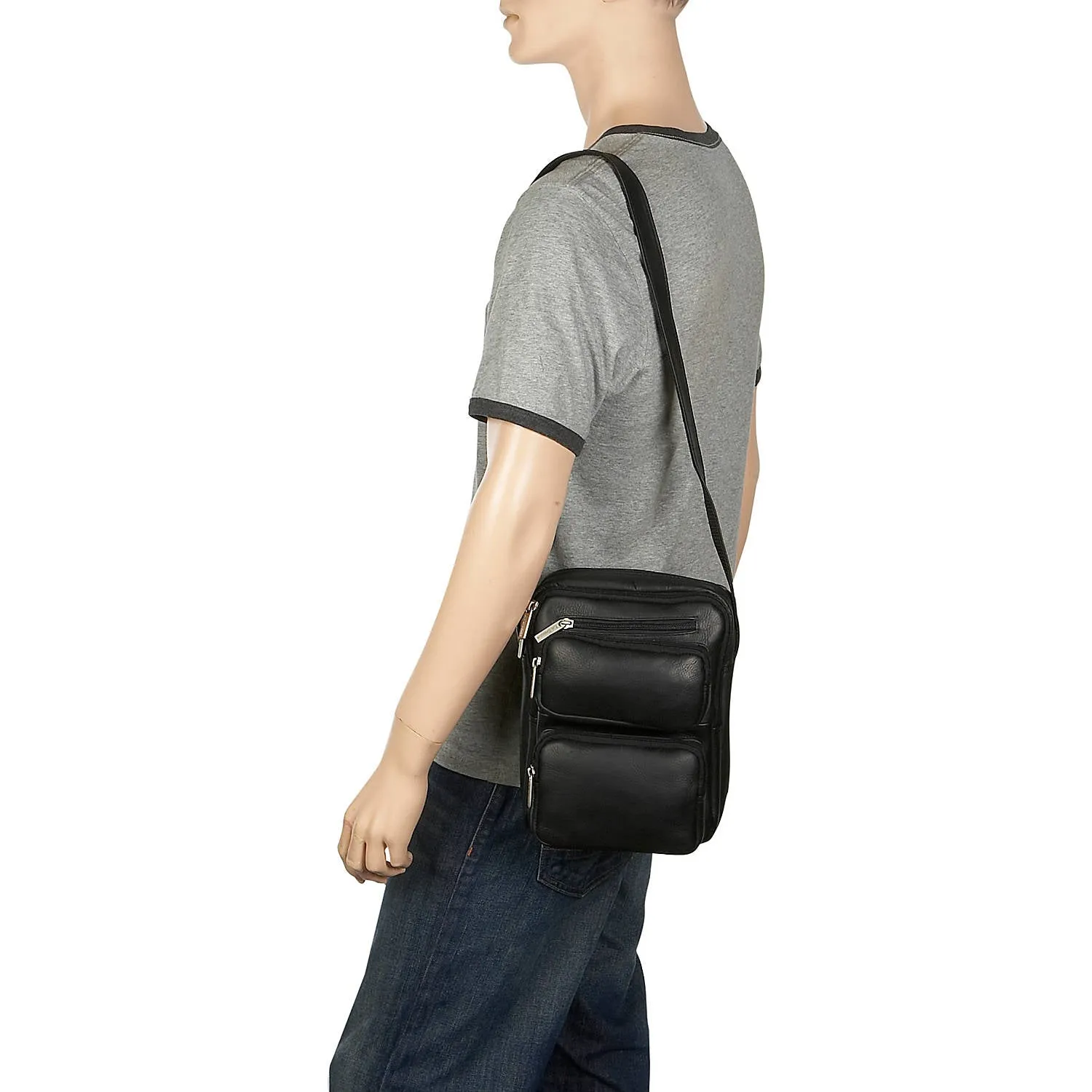 Leather Multi Pocket Mens Bag