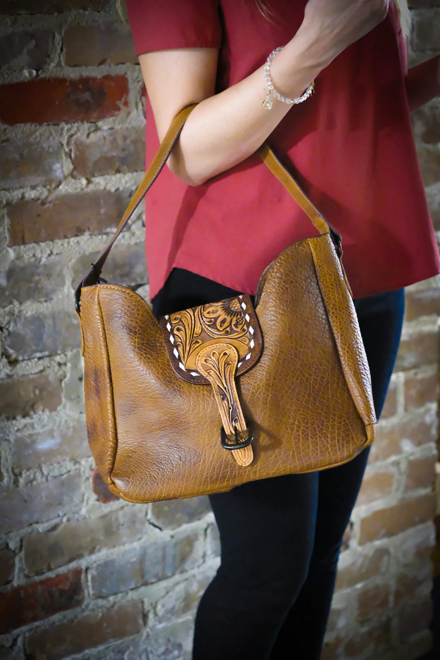 Leather Shoulder Bag