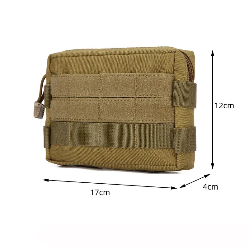 Military Tactical Waist Bag Outdoor Camping EDC Tool Pouch Wallet Fanny Backpack Phone Bag Nylon Molle Hunting Waist Belt Pocket