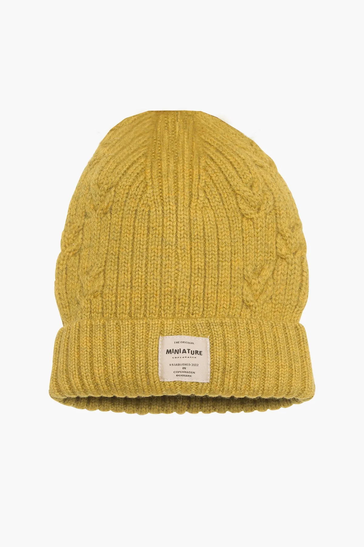 Mini A Ture Merino Knit Kids Hat - Dijon