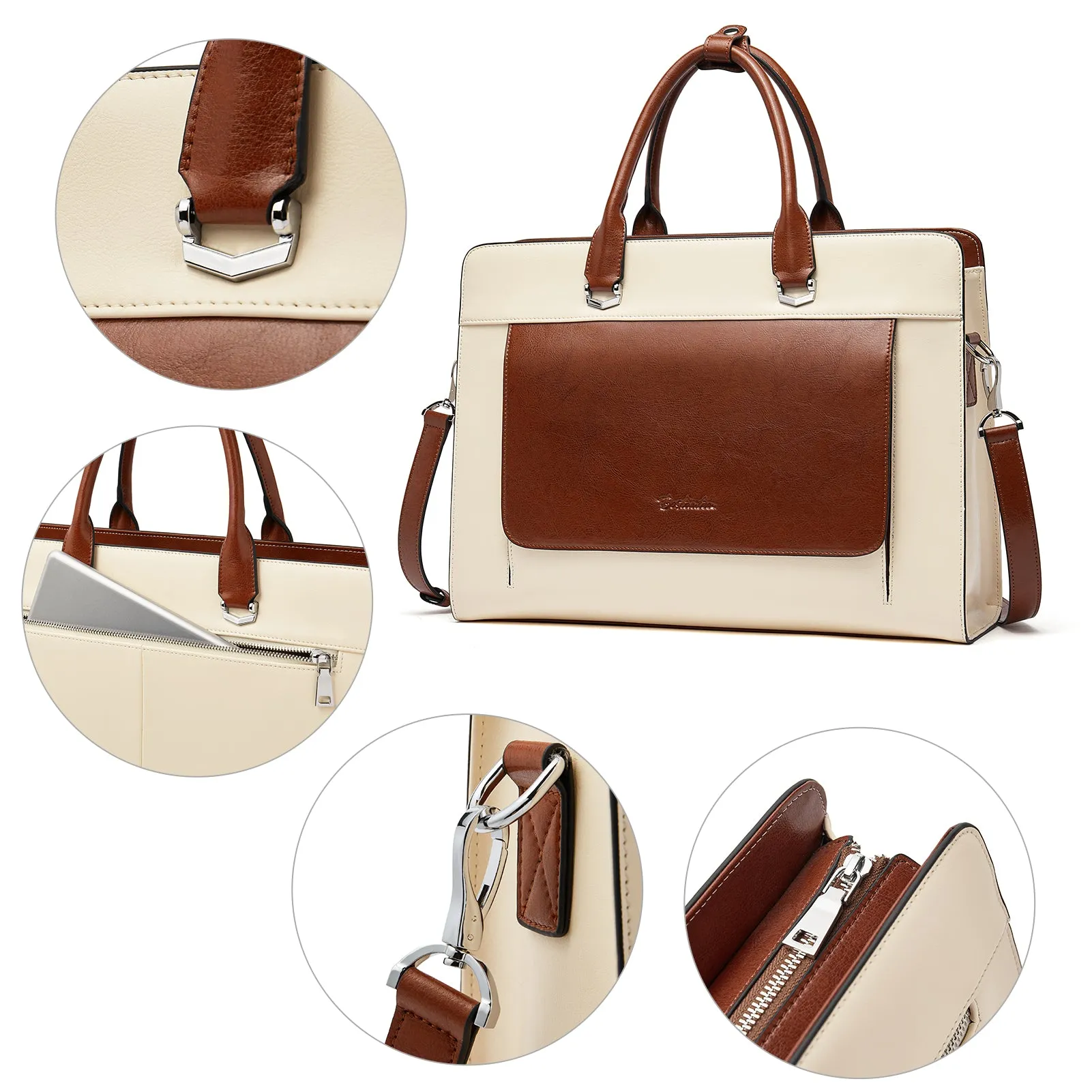 Mizuki Briefcase With Shoulder Strap — Security