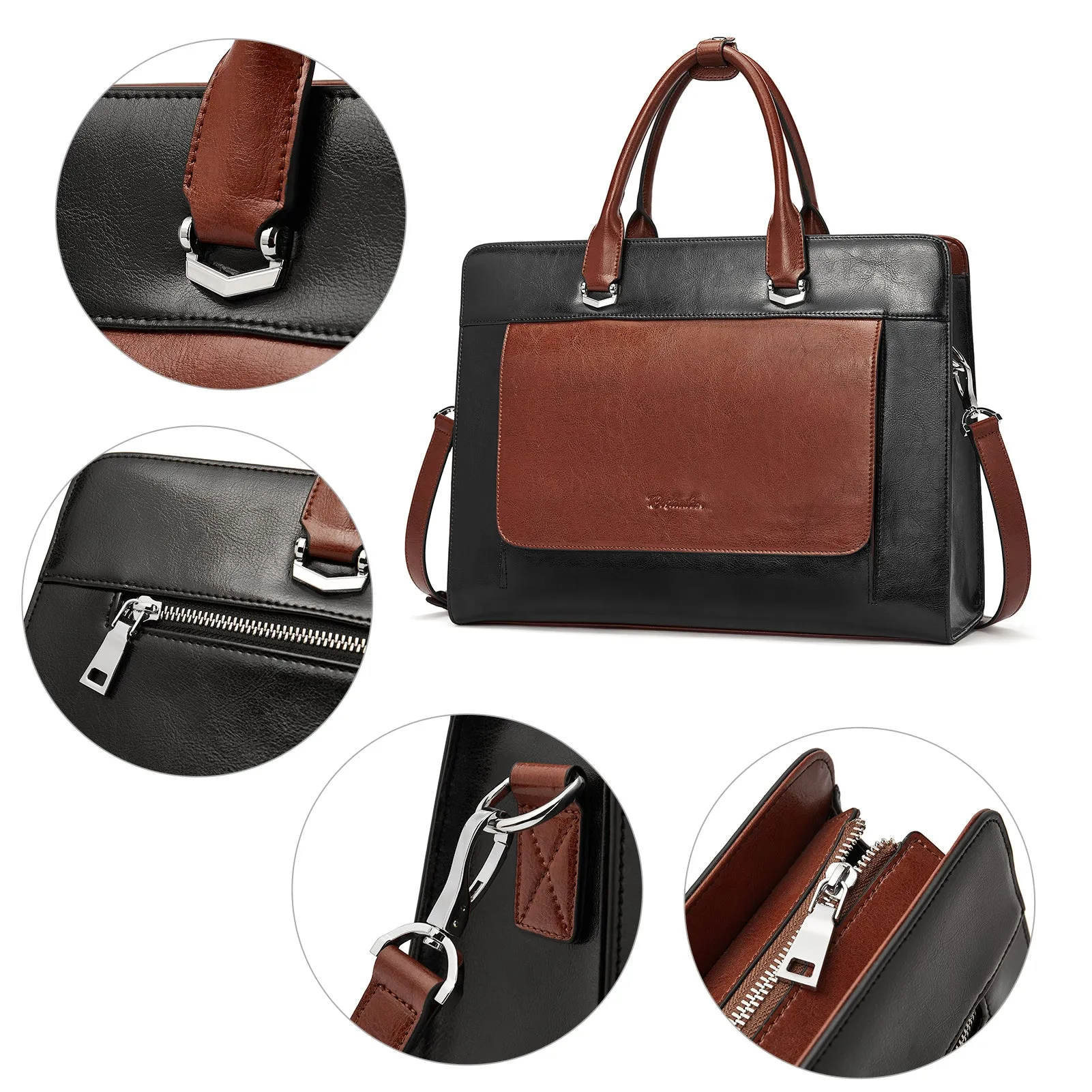 Mizuki Briefcase With Shoulder Strap — Security