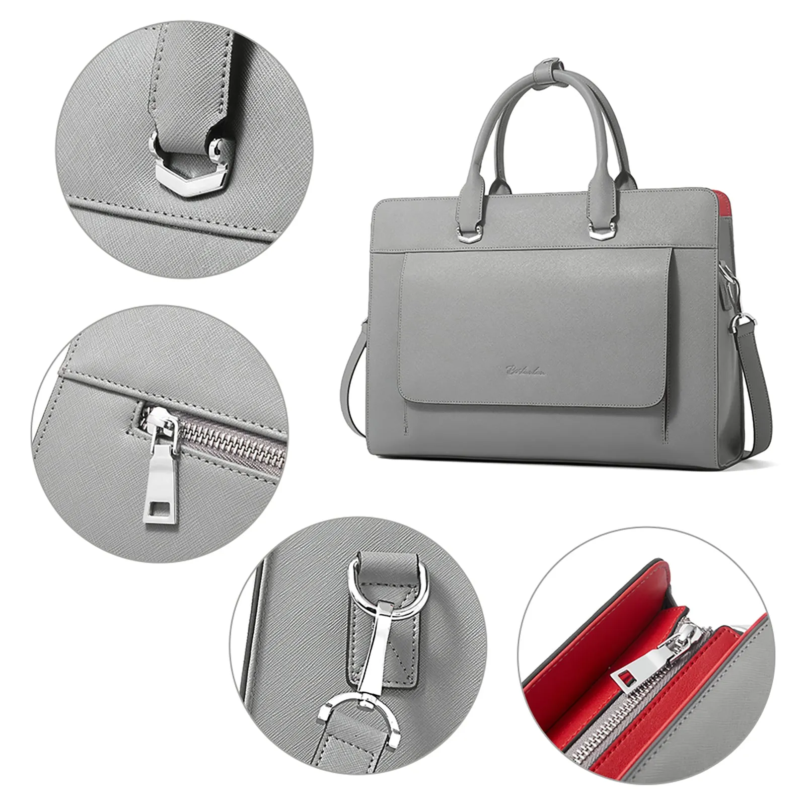 Mizuki Briefcase With Shoulder Strap — Security