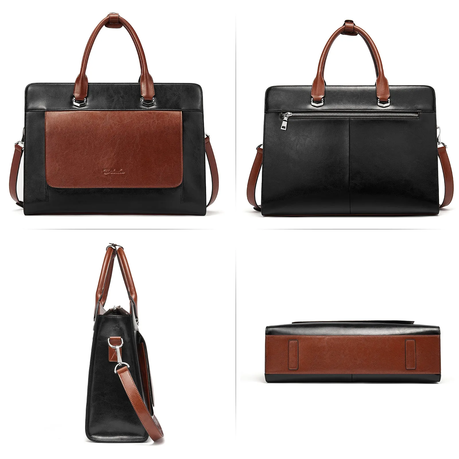 Mizuki Briefcase With Shoulder Strap — Security