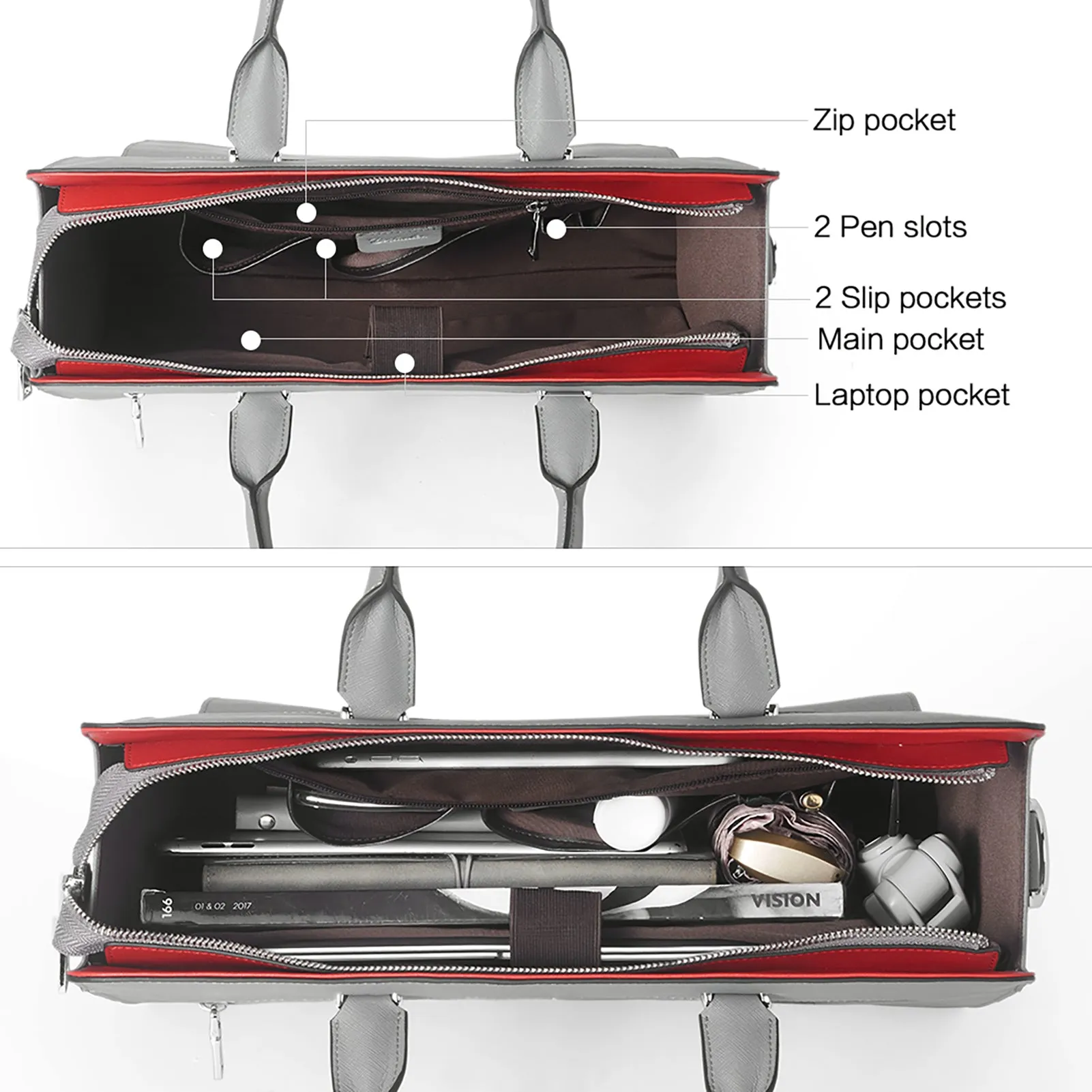 Mizuki Briefcase With Shoulder Strap — Security