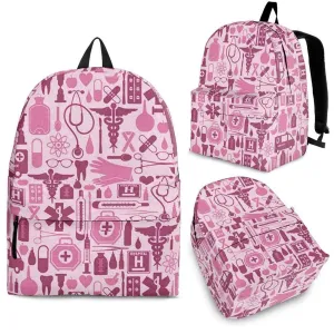 Nurse Nursing Pink Tools Backpack