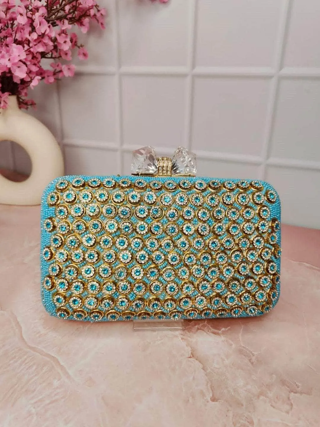 Oval Women Clutch