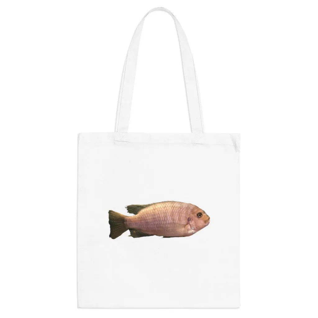 Peach Fish Tote Bag