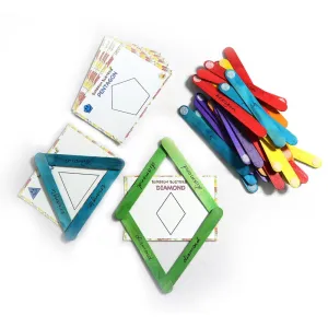 Pop Stick Shapes For Kids