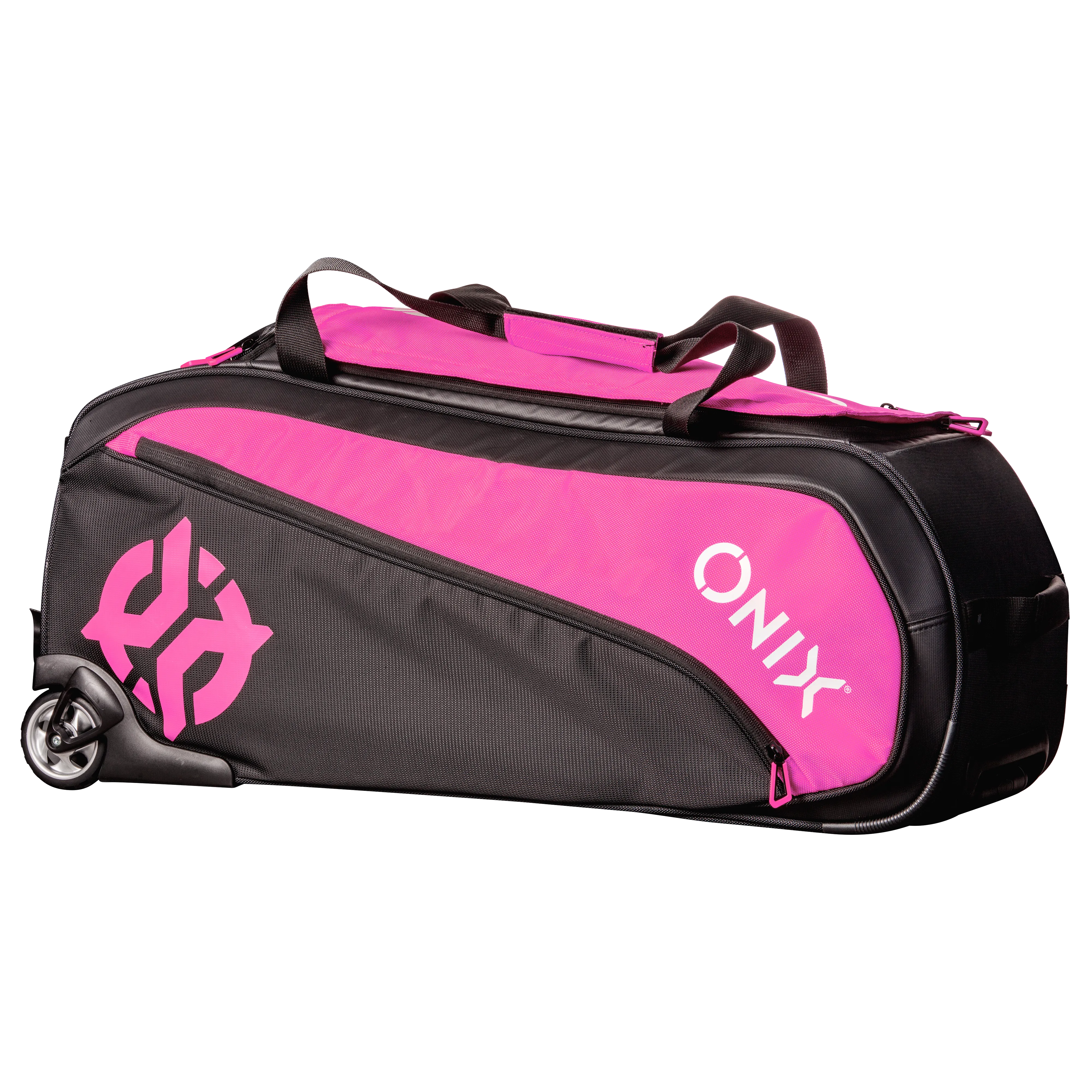 Pro Team Pink Wheeled Duffel Bag