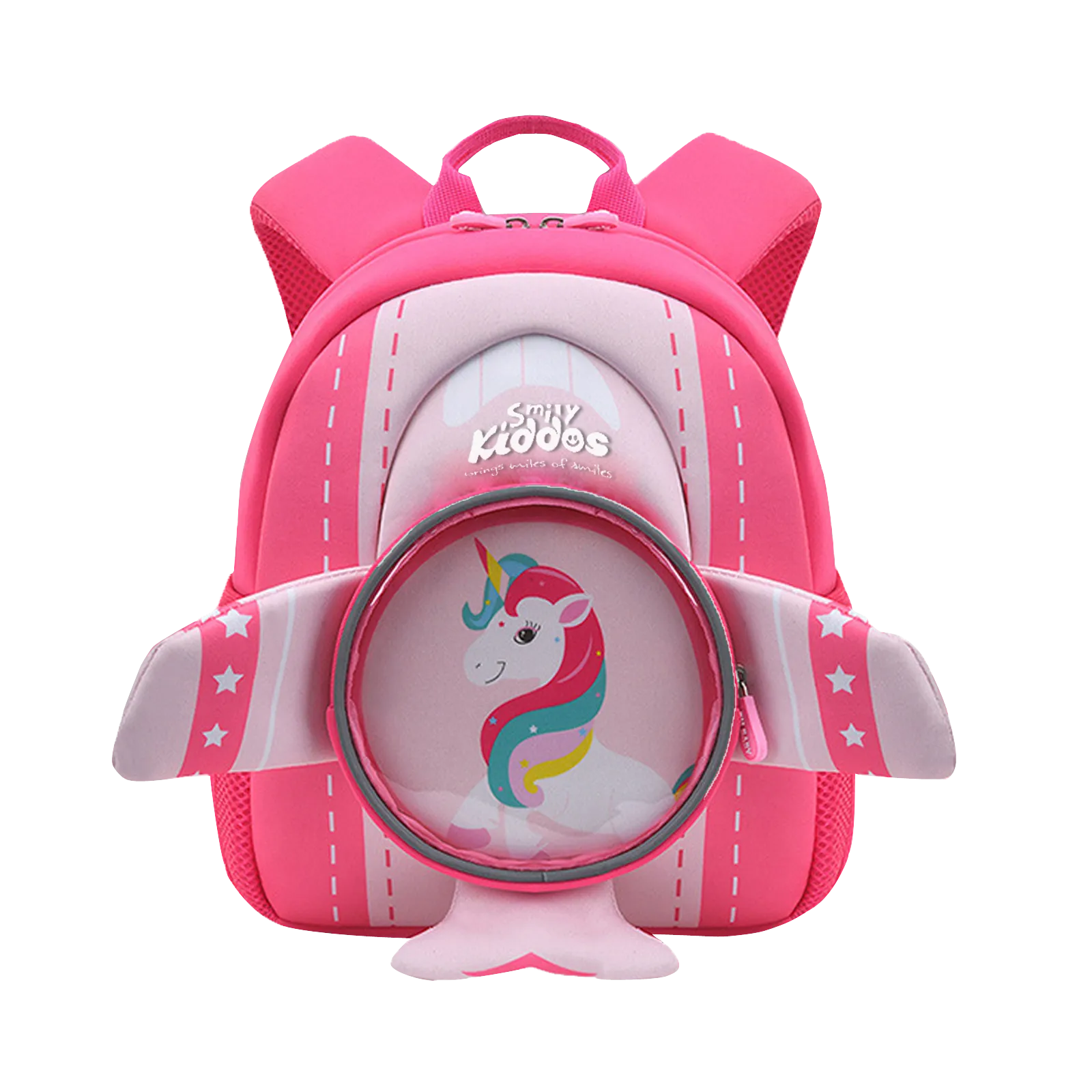 Smily Kiddos Go out backpack - Unicorn theme Pink