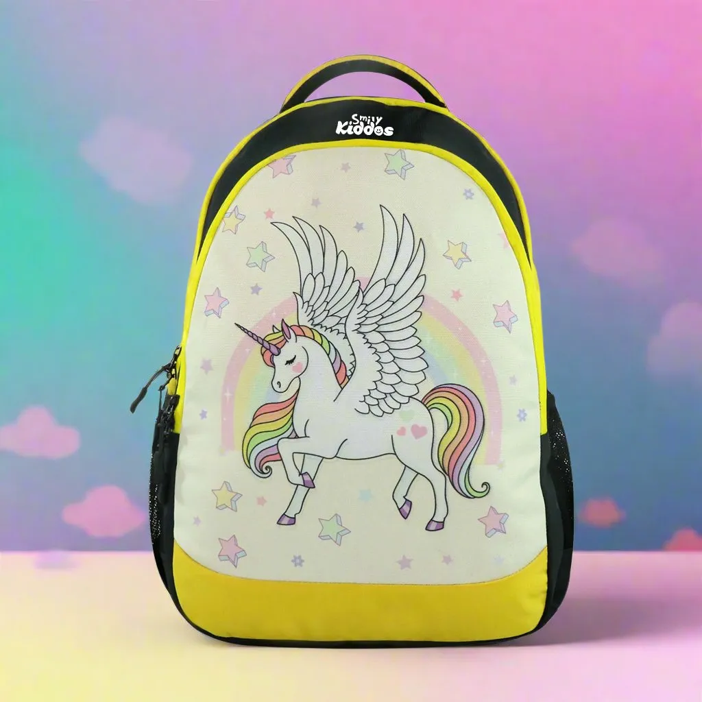 Smily Kiddos Junior  Unicorn Theme School Bag