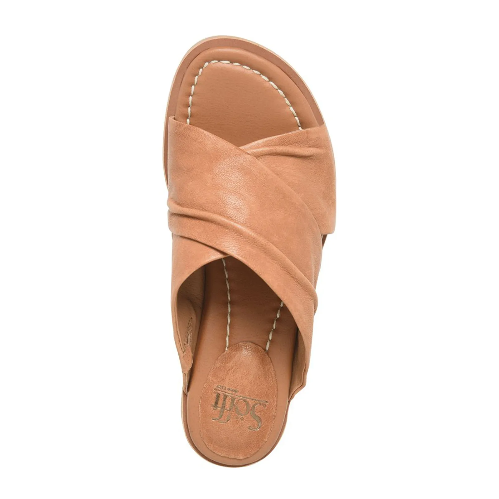 Sofft Fallon Slide Sandal (Women) - Luggage