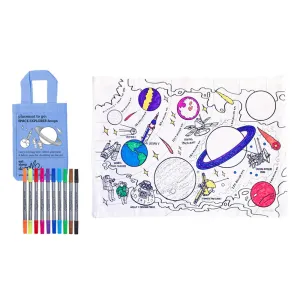 Space Explorer Colour In Placemat