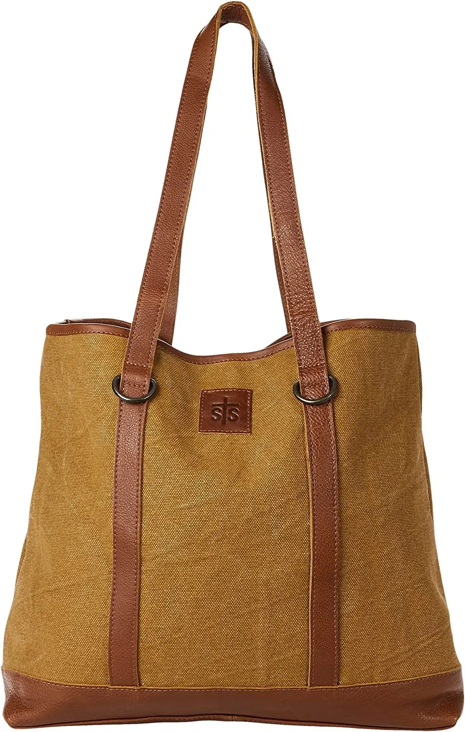 STS Ranchwear High Plains Large Tote Ladies Canvas Tan