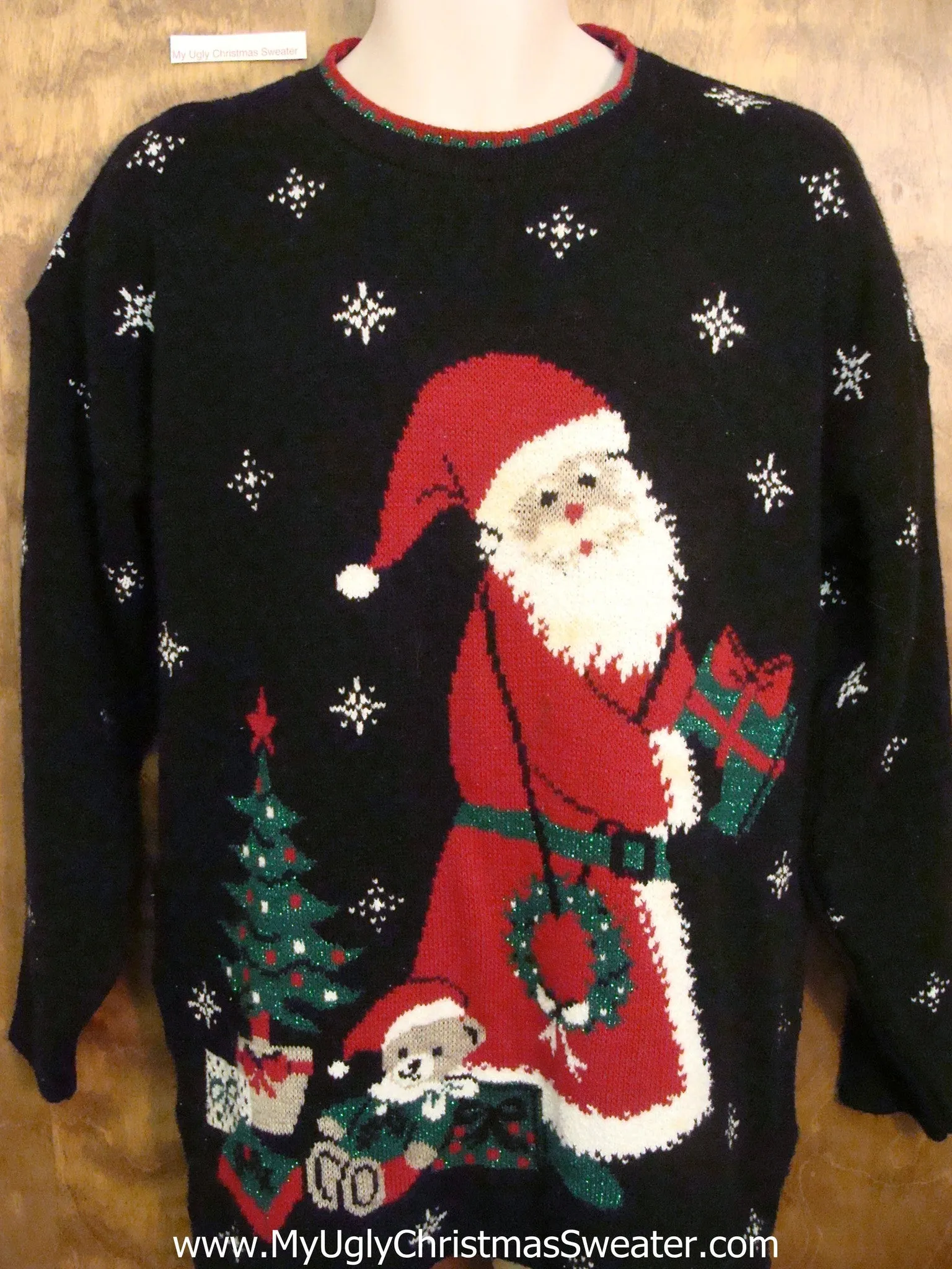 Super Santa 80s Ugliest Christmas Sweater