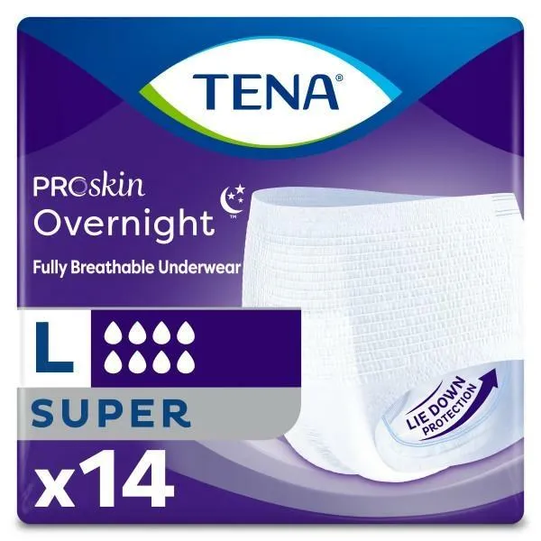 TENA ProSkin Overnight Super Protective Incontinence Underwear